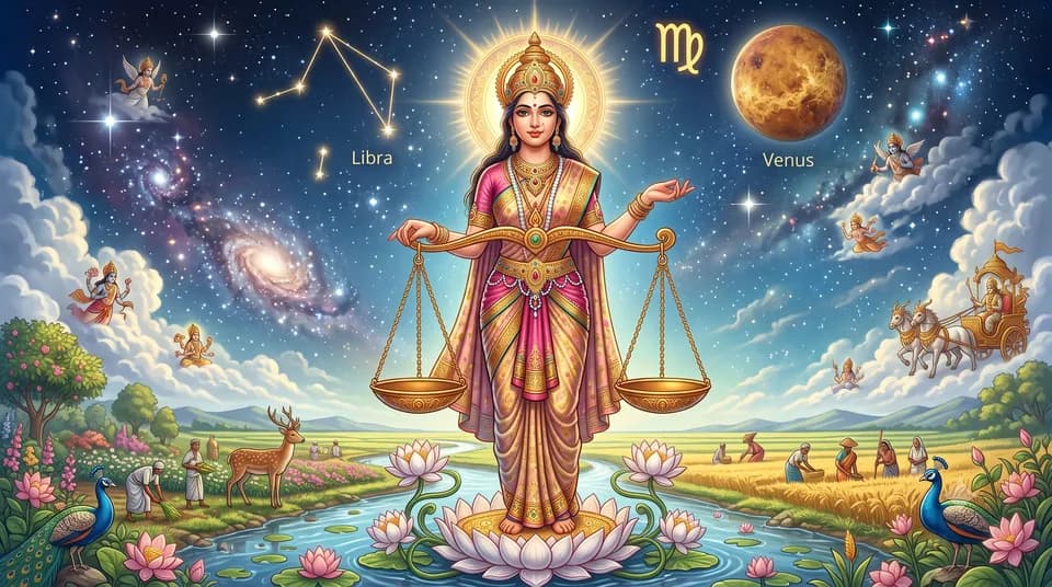 Tula (Libra) — ruled by Venus, symbolised by the scales